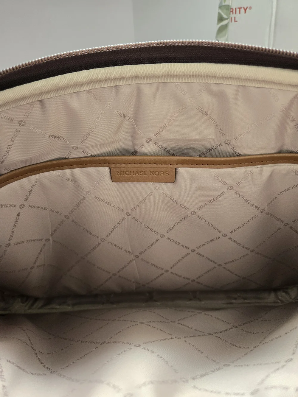 Michael Kors Brown Monogram Tote Bag